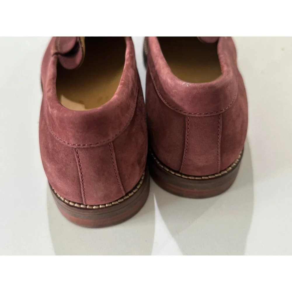 Sperry Gold Cup Exeter Penny Loafer Burgundy Nubuck Leather‎ Mens 11.5 STS18374